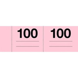 (12940) APLI TALONARIO GUARDARROPA 105X50MM MICROPERFORADO 5 COLORES -10U-