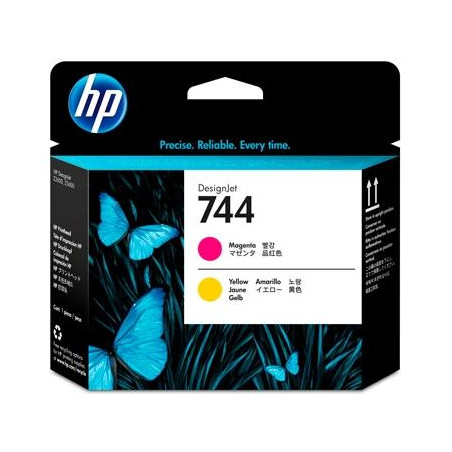 (F9J87A) HP CABEZAL MAGENTA Y AMARILLO DESIGNJET 744