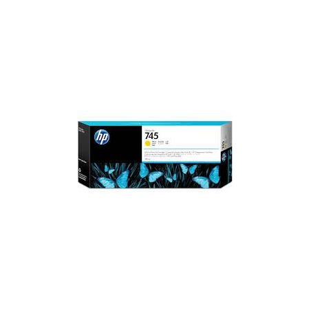 (F9K02A) HP TINTA AMARILLO DESIGNJET 745 *ALTA CAPACIDAD*