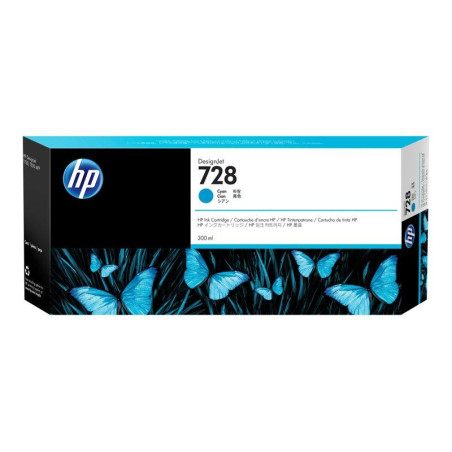 (F9K17A) HP DESIGNJET 728 CARTUCHO CIAN ALTA CAPACIDAD