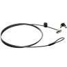 (6UW42AA) HP CABLE DE SEGURIDAD CON LLAVE PARA PORTÁTIL NEGRO