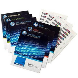 (Q2013A) HP PAQUETE DE ETIQUETAS CON CÓDIGO DE BARRAS LTO-6 ULTRIUM RW
