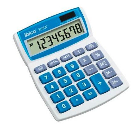 (IB410062) IBICO CALCULADORA 208 X 8 DIGITOS