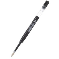 (41502004) INOXCROM CARGA BOLÍGRAFO CUERPO TRANSPARENTE 1.0MM NEGRO