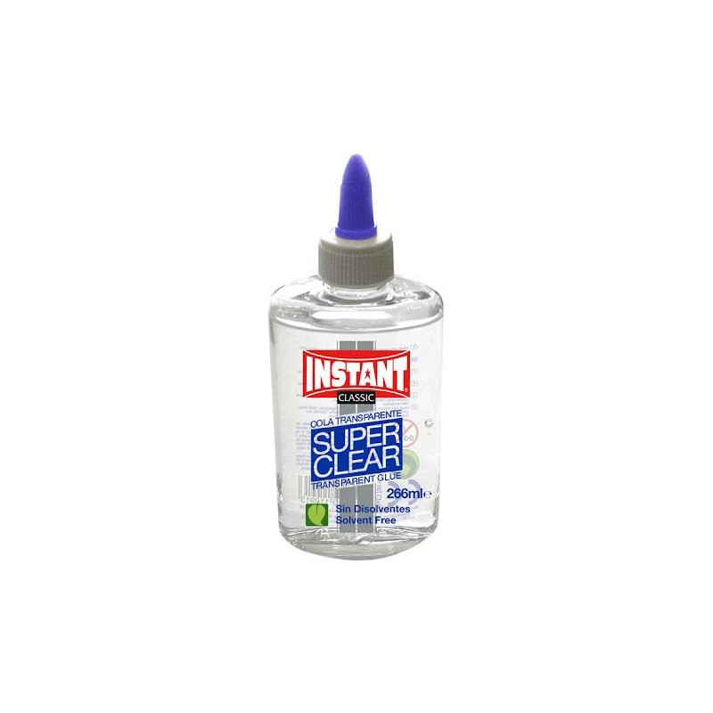 (11141) INSTANT COLA LÍQUIDA SUPERCLEAR PARA DECORACIÓN BOTELLA 266ML TRANSPARENTE (11141) INSTANT COLA LÍQUIDA SUPERCLEAR PARA DECORACIÓN BOTELLA 266ML TRANSPARENTE