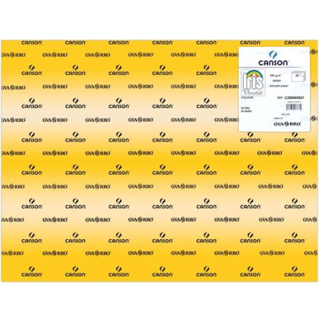(C200005821) IRIS CARTULINA 50X65CM 280GR ORO -25U-