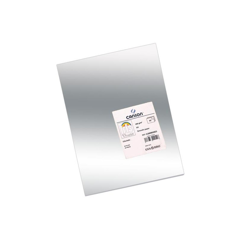 (C200005823) IRIS CARTULINA 297X420MM 185GR GRIS PLATA -50U- (C200005823) IRIS CARTULINA 297X420MM 185GR GRIS PLATA -50U-
