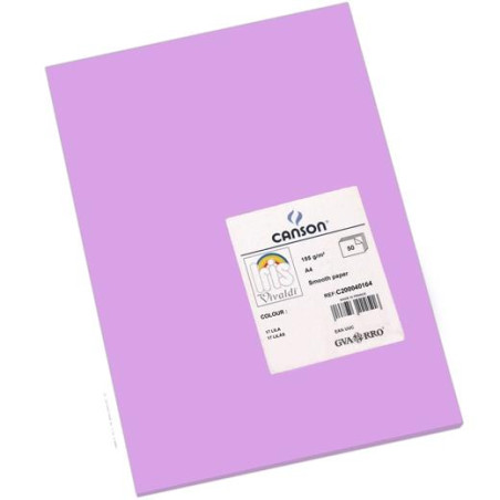 (C200040164) IRIS CARTULINA 210X297MM 185GR LILA -50U-