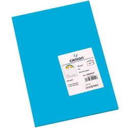 (C200040167) IRIS CARTULINA 210X297MM 185GR AZUL MALDIVAS -50U-
