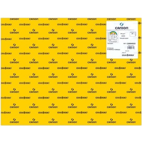 (C200040222) IRIS CARTULINA 50X65CM 185GR GUALDA -25U-