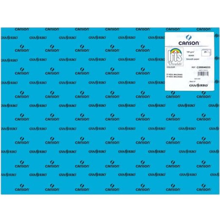 (C200040233) IRIS CARTULINA 50X65CM 185GR AZUL MALDIVAS -25U-
