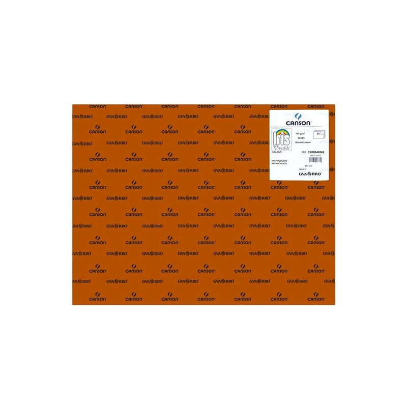(C200040242) IRIS CARTULINA 50X65CM 185GR CHOCOLATE -25U- (C200040242) IRIS CARTULINA 50X65CM 185GR CHOCOLATE -25U-