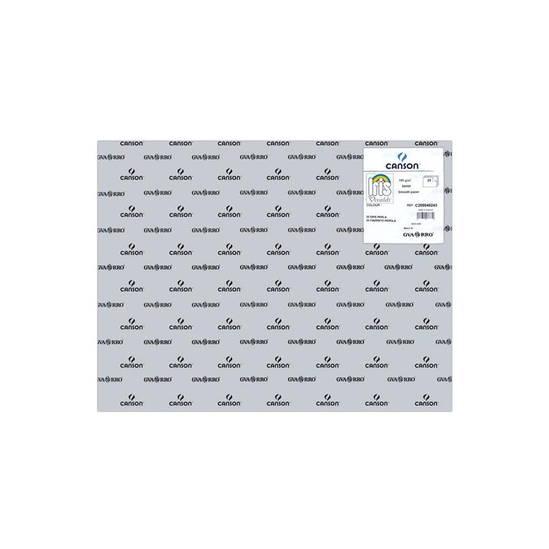 (C200040243) IRIS CARTULINA 50X65CM 185GR GRIS PERLA -25U- (C200040243) IRIS CARTULINA 50X65CM 185GR GRIS PERLA -25U-