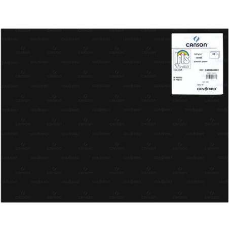 (C200040391) IRIS CARTULINA 50X65CM 240GR NEGRO -25U-