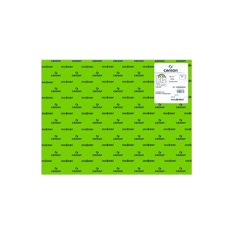 (C200403816) IRIS CARTULINA 50X65CM 250GR VERDE FLUOR -25U- (C200403816) IRIS CARTULINA 50X65CM 250GR VERDE FLUOR -25U-