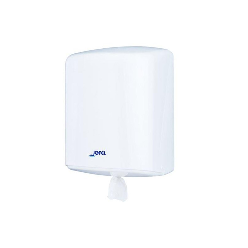 (AG47000) JOFEL DISPENSADOR DE PAPEL MECHA HASTA Ø205MM ABS BLANCO (AG47000) JOFEL DISPENSADOR DE PAPEL MECHA HASTA Ø205MM ABS BLANCO