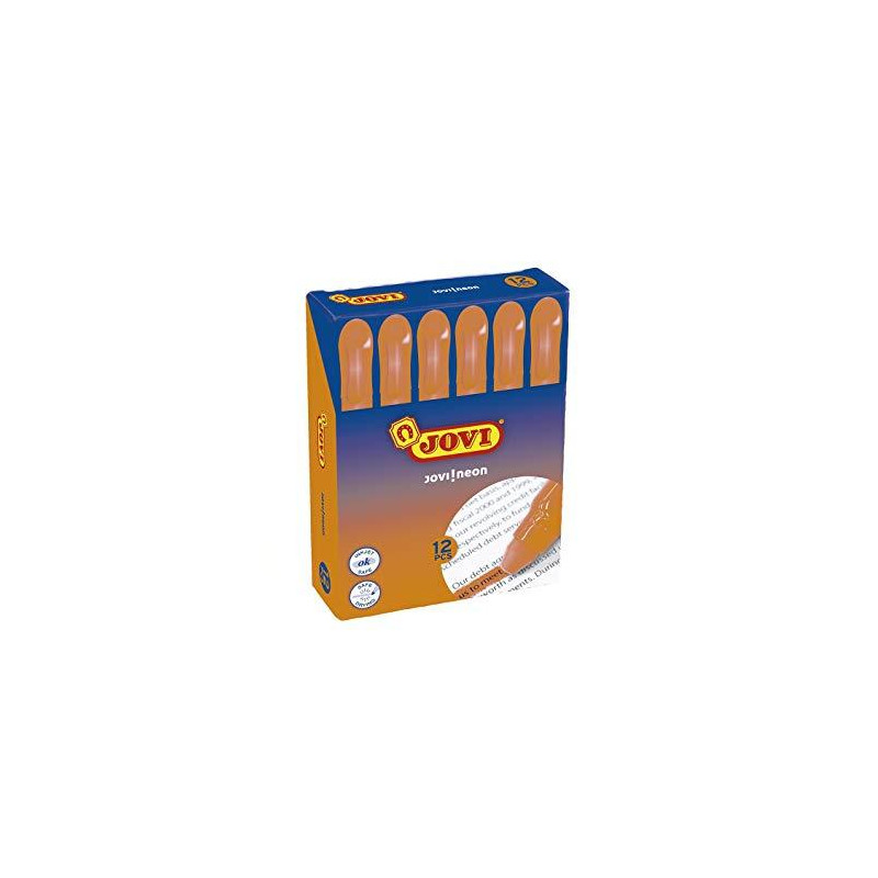 (1815) JOVI MARCADOR FLUORESCENTE JOVI!NEON DE GEL EN STICK 140MM NARANJA CAJA 12 UD (1815) JOVI MARCADOR FLUORESCENTE JOVI!NEON DE GEL EN STICK 140MM NARANJA CAJA 12 UD