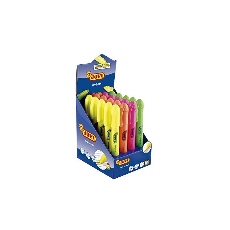 (1829) JOVI MARCADOR FLUORESCENTE JOVI!NEON DE GEL EN STICK 140MM C/SURTIDOS EXPOSITOR 20 UD (1829) JOVI MARCADOR FLUORESCENTE JOVI!NEON DE GEL EN STICK 140MM C/SURTIDOS EXPOSITOR 20 UD