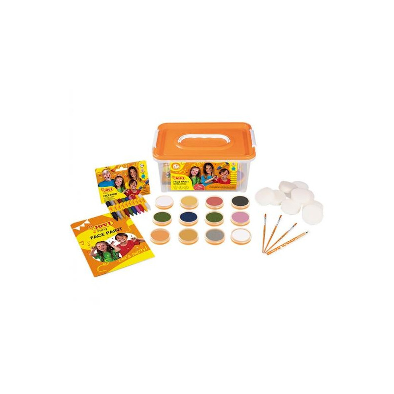(171BS) JOVI MAQUILLAJE BAÚL ESCOLAR 12 BOTES 8ML SURTIDOS + ART.176 + LÁPIZ COSMÉTICO + 8 ESPONJAS + 3 PINCELES + GUIA (171BS) JOVI MAQUILLAJE BAÚL ESCOLAR 12 BOTES 8ML SURTIDOS + ART.176 + LÁPIZ COSMÉTICO + 8 ESPONJAS + 3 PINCELES + GUIA