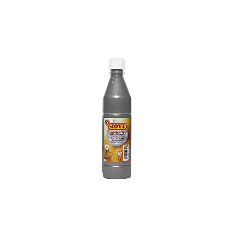 (50637) JOVI TÉMPERA LÍQUIDA SCHOOL METÁLIC PLATA BOTELLA DE 500ML (50637) JOVI TÉMPERA LÍQUIDA SCHOOL METÁLIC PLATA BOTELLA DE 500ML