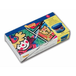 (507) JOVI ESTUCHE 7 BOTES TÉMPERA ESCOLAR 35ML + PINCEL C/SURTIDOS