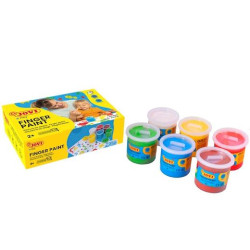 (560/S) JOVI ESTUCHE 6 BOTES PINTURA DE DEDOS 125ML C/SURTIDOS