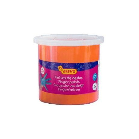 (56006) JOVI ESTUCHE 5 BOTES PINTURA DE DEDOS 125ML NARANJA