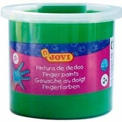 (56017) JOVI ESTUCHE 5 BOTES PINTURA DE DEDOS 125ML VERDE