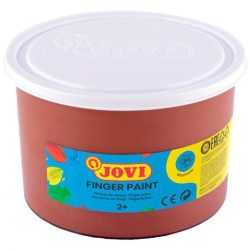 (56112) JOVI PINTURA DE DEDOS FINGER PAINT BOTE 500ML UNICOLOR MARRÓN