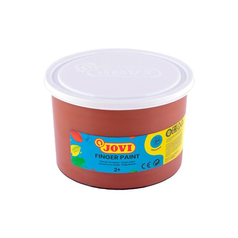 (56112) JOVI PINTURA DE DEDOS FINGER PAINT BOTE 500ML UNICOLOR MARRÓN (56112) JOVI PINTURA DE DEDOS FINGER PAINT BOTE 500ML UNICOLOR MARRÓN