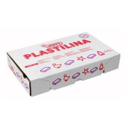 (7001) JOVI PLASTILINA SCHOOL PASTILLA 50GR BLANCO CAJA 30 UD