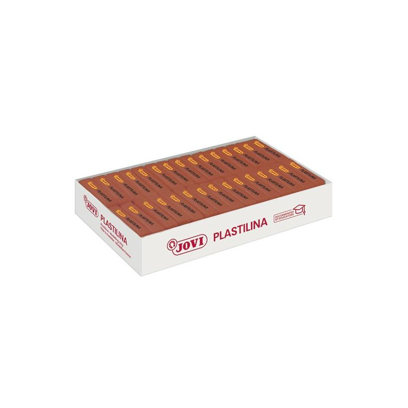 (7009) JOVI PLASTILINA PASTILLA 50GR MARRÓN CAJA 30 UD (7009) JOVI PLASTILINA PASTILLA 50GR MARRÓN CAJA 30 UD