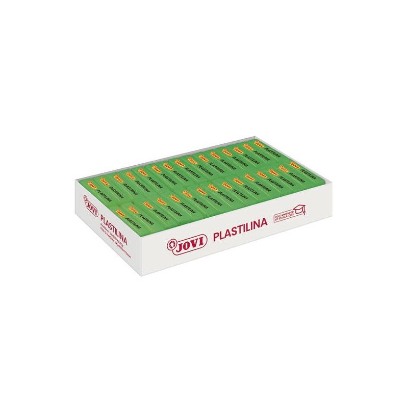 (7010) JOVI PLASTILINA PASTILLA 50GR VERDE CLARO CAJA 30 UD (7010) JOVI PLASTILINA PASTILLA 50GR VERDE CLARO CAJA 30 UD
