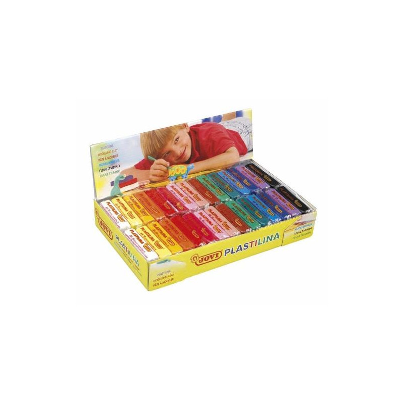 (70S) JOVI PLASTILINA PASTILLA 50GR COLORES SURTIDOS CAJA EXPOSITORA 30 UD (70S) JOVI PLASTILINA PASTILLA 50GR COLORES SURTIDOS CAJA EXPOSITORA 30 UD