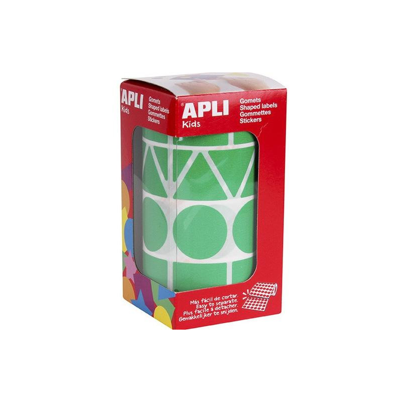 (11164) APLI GOMETS FIGURAS SURTIDAS ROLLO VERDE XL (11164) APLI GOMETS FIGURAS SURTIDAS ROLLO VERDE XL