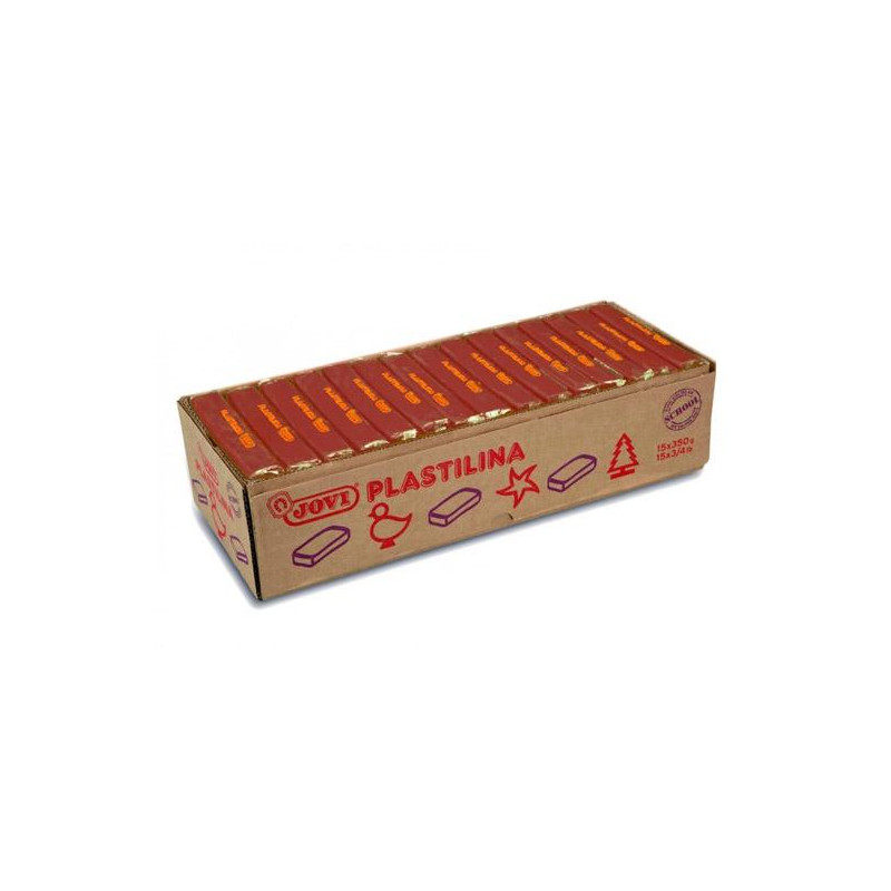 (7209) JOVI PLASTILINA PASTILLA 350GR UNICOLOR MARRÓN CAJA 15 UD (7209) JOVI PLASTILINA PASTILLA 350GR UNICOLOR MARRÓN CAJA 15 UD