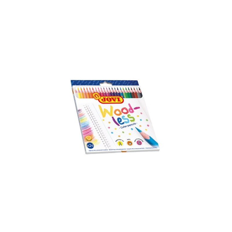 (734/24) JOVI LÁPICES DE COLORES WOODLESS C/SURTIDOS ESTUCHE 24 UD (734/24) JOVI LÁPICES DE COLORES WOODLESS C/SURTIDOS ESTUCHE 24 UD