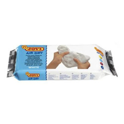 (85) JOVI AIR DRY PASTILLA DE PASTA MODELAR ENDURECE AL AIRE 500 GR BLANCA