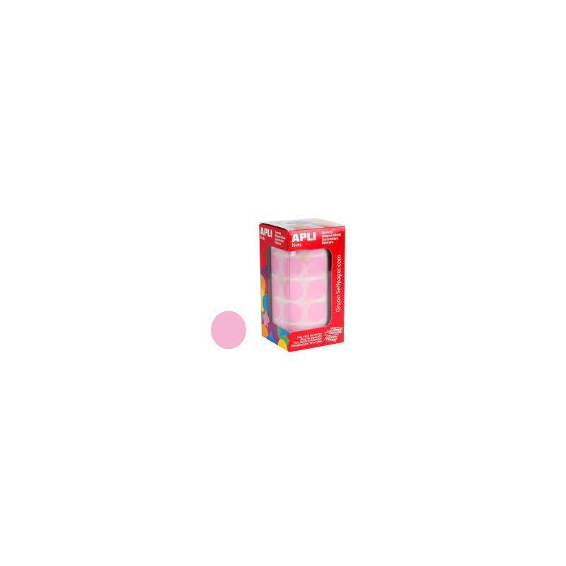 (11489) APLI GOMETS REDONDOS 20MM ROLLO ROSA (11489) APLI GOMETS REDONDOS 20MM ROLLO ROSA