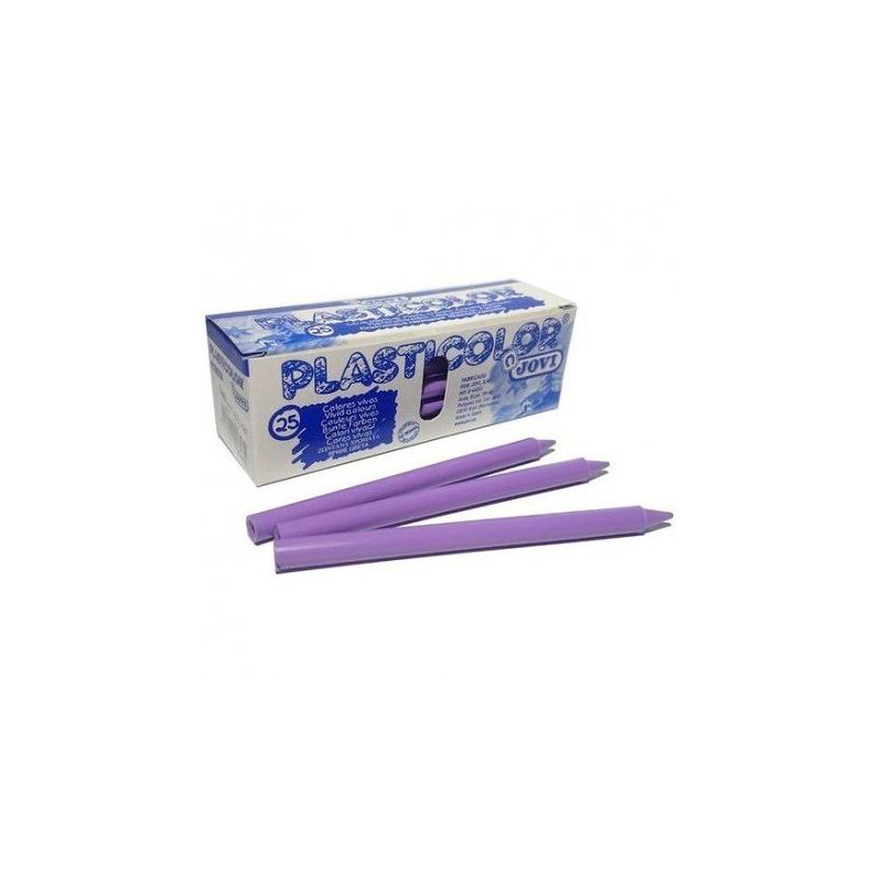 (92509) JOVI CERAS PLASTICAS CRAYONS STUDENT UNICOLOR LILA CAJA 25 UD (92509) JOVI CERAS PLASTICAS CRAYONS STUDENT UNICOLOR LILA CAJA 25 UD