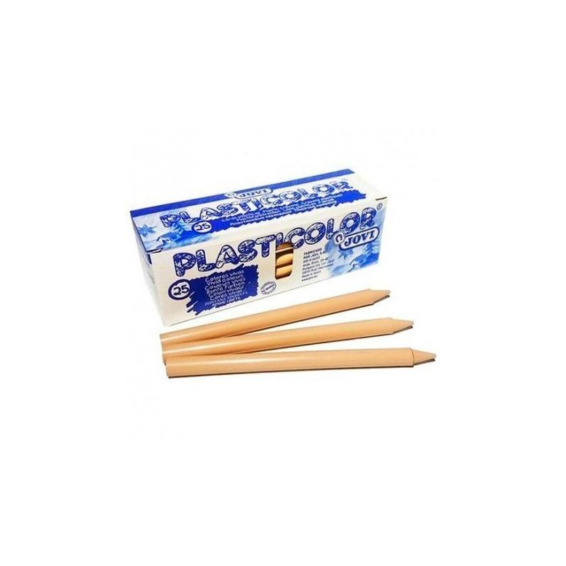 (92519) JOVI CERAS PLASTICAS CRAYONS STUDENT UNICOLOR BEIGE CAJA 25 UD (92519) JOVI CERAS PLASTICAS CRAYONS STUDENT UNICOLOR BEIGE CAJA 25 UD