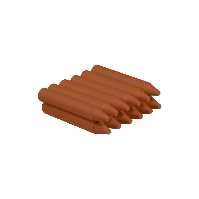 (98003) JOVI CERAS WAX CRAYONS JUMBO GRUESAS UNICOLOR CAJA DE 12 MARRÓN CLARO (98003) JOVI CERAS WAX CRAYONS JUMBO GRUESAS UNICOLOR CAJA DE 12 MARRÓN CLARO