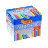 (1120) JOVI TIZAS CLASSCOLOR SCHOOL ANTIPOLVO REDONDAS COLORES SURTIDOS CAJA 100 UD