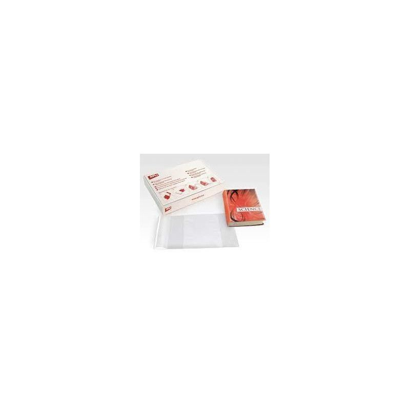 (12279) APLI FORRO DE LIBROS CON SOLAPA AJUSTABLE 280MM PVC 130 MICRAS CAJA 100 UD (12279) APLI FORRO DE LIBROS CON SOLAPA AJUSTABLE 280MM PVC 130 MICRAS CAJA 100 UD