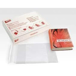 (12282) APLI FORRO DE LIBROS CON SOLAPA AJUSTABLE 310MM PVC 130 MICRAS CAJA 100 UD