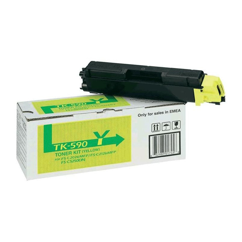 (1T02KVANL0) KYOCERA-MITA TONER AMARILLO TK 590 Y (1T02KVANL0) KYOCERA-MITA TONER AMARILLO TK 590 Y