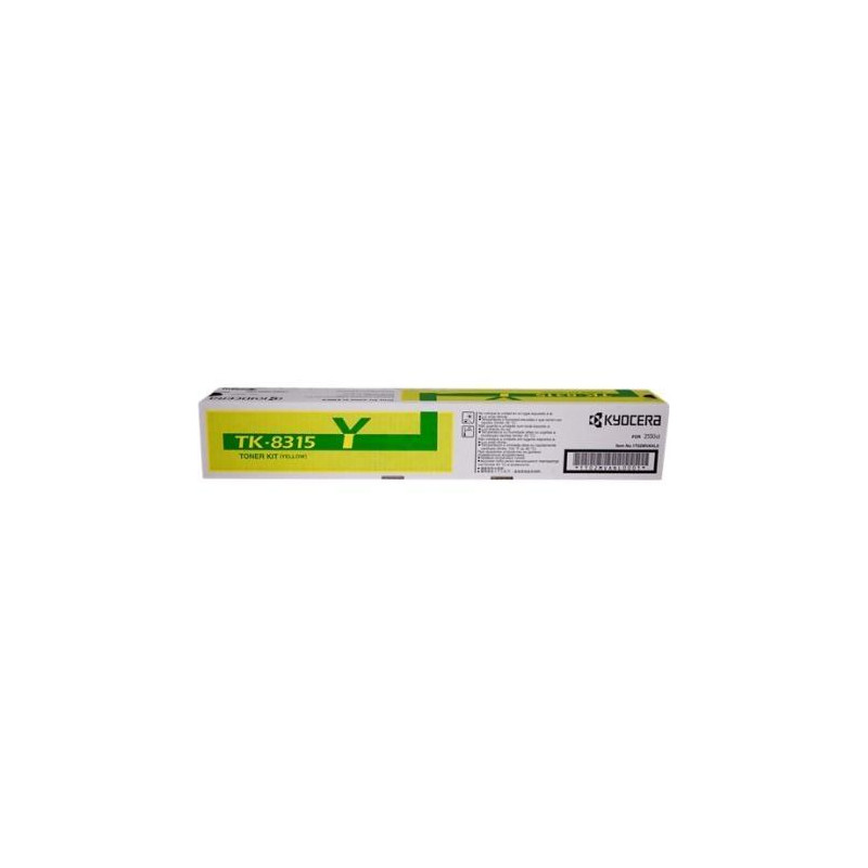 (1T02MVANL0) KYOCERA-MITA TONER AMARILLO TK 8315 Y (1T02MVANL0) KYOCERA-MITA TONER AMARILLO TK 8315 Y