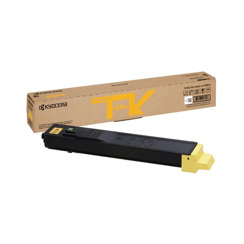 (1T02P3ANL0) KYOCERA TONER AMARILLO TK-8115Y (1T02P3ANL0) KYOCERA TONER AMARILLO TK-8115Y