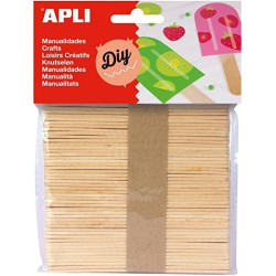 (13063) APLI PALO DE POLO 114X10MM COLOR MADERA NATURAL -50U-