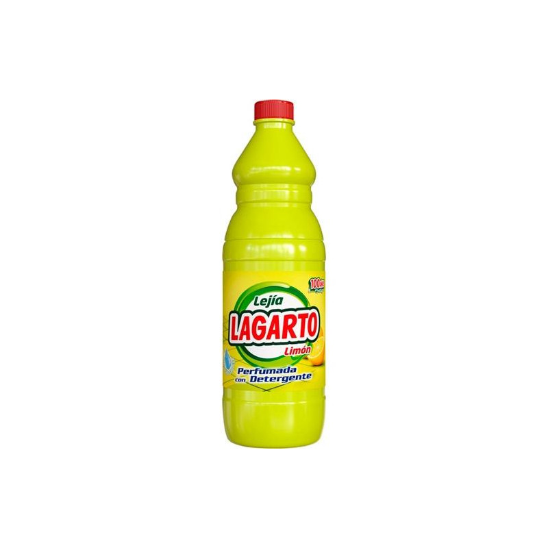 (002052) LAGARTO LEJÍA PERFUMADA LIMÓN CON DETERGENTE BOTELLA 1500ML (002052) LAGARTO LEJÍA PERFUMADA LIMÓN CON DETERGENTE BOTELLA 1500ML